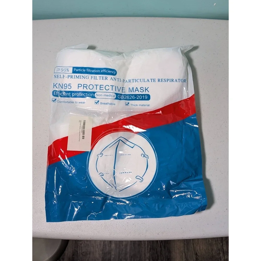 KN-95 Protective Fask Mask Non-Medical 50 Pcs Disposable Respirator